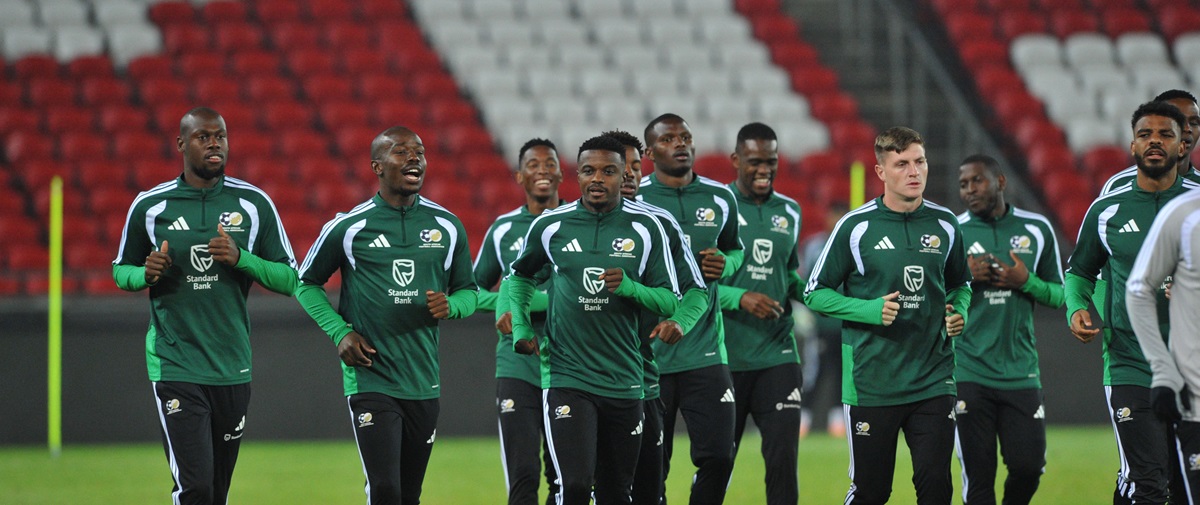 South Africa players during the Bafana Bafana Trainingat Orlando Amstel Arena the 28 May 2026 in Soweto ©Sydney Mahlangu BackpagePix