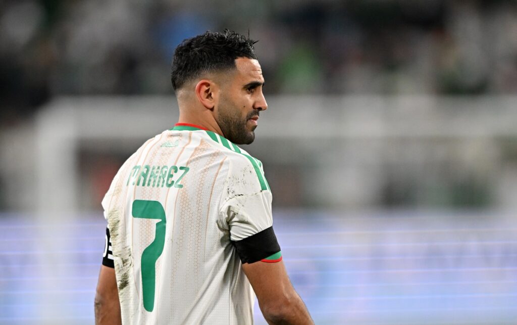 Riyad Mahrez of Algeria during the 2026 International Friendly game between Algeria and Uruguay at Allianz Stadium in Turin, Italy on 31 March 2026 © Chris Ricco/BackpagePix