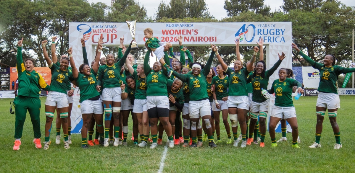 CHAMP DA SEMANA: Cinco títulos consecutivos – Springbok Women conquistam mais uma Rugby Africa Women’s Cup