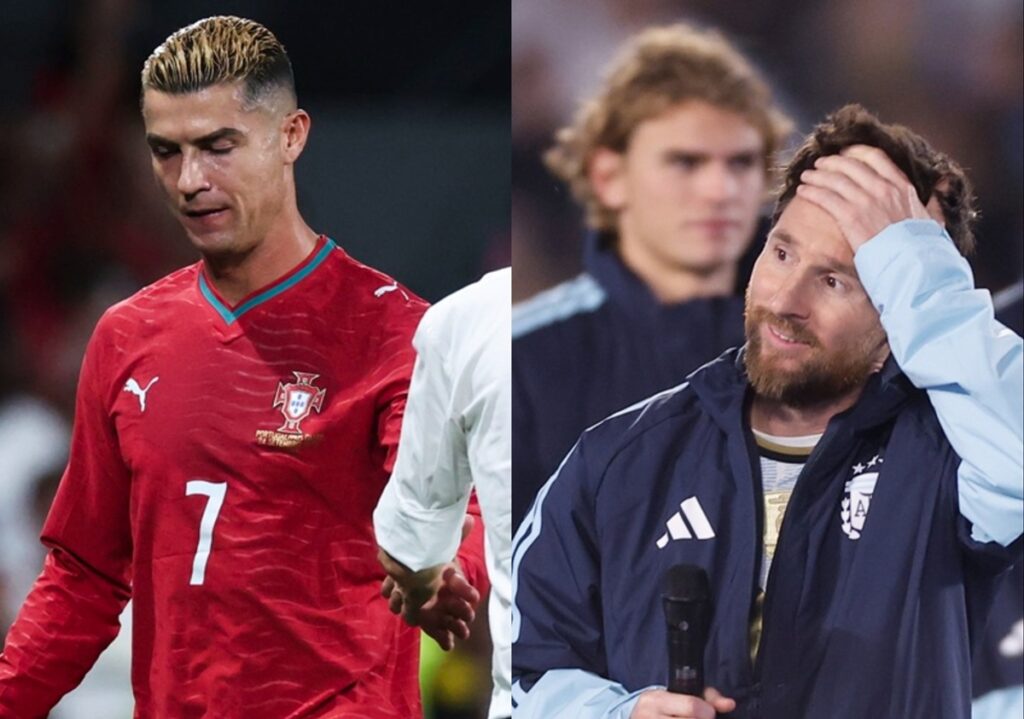 Enquanto Messi se despede, Ronaldo recusa-se a aceitar a realidade