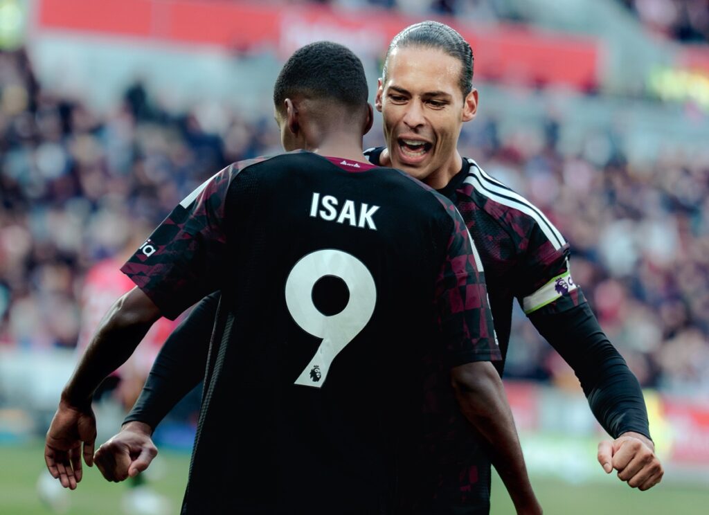 Avaliação dos jogadores do Liverpool frente ao Brentford